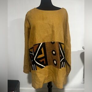 Ghana Mudcloth Top/Poncho